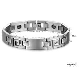 Bracelet Classique En Titane Facile À Utiliser Pour Les Amoureux