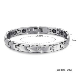 Bracelet En Titane Lodestone Pour Amoureux, Réputé Pour Sa Qualité Supérieure