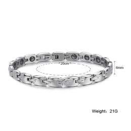 Bracelet En Titane Lodestone Pour Amoureux, Réputé Pour Sa Qualité Supérieure
