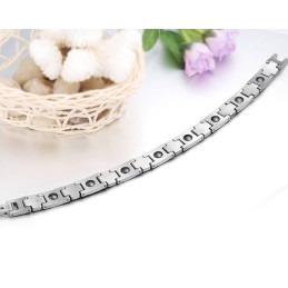 Bracelet En Titane De Qualité Supérieure Pour Amoureux Avec Strass