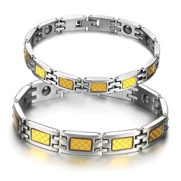 Bracelet En Titane Antifatigue De Haute Qualité Pour Les Amoureux