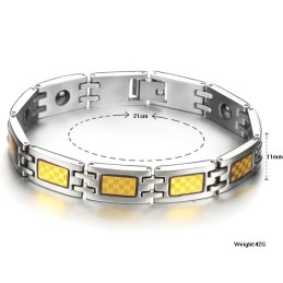 Bracelet En Titane Antifatigue De Haute Qualité Pour Les Amoureux