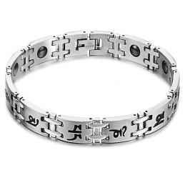 Bracelet En Titane Lodestone Pour Homme, De Qualité Stable