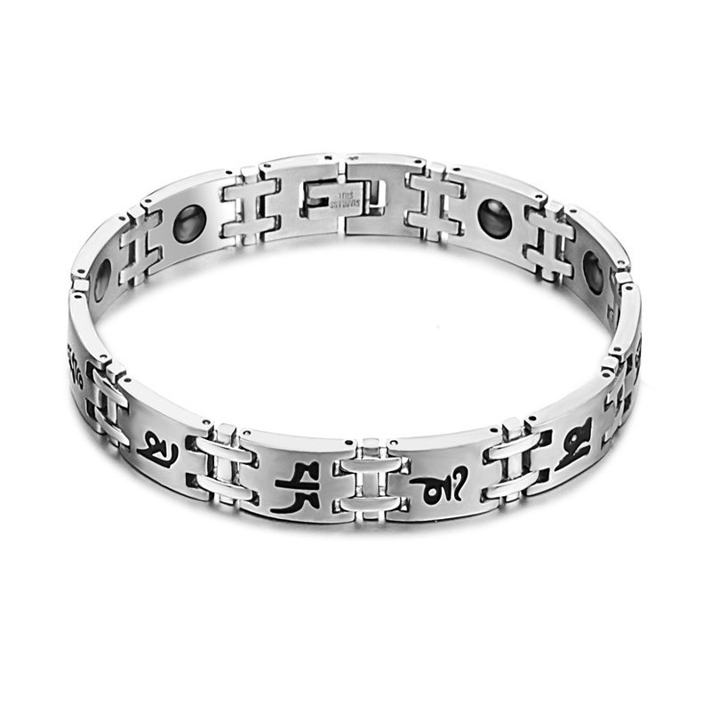 Bracelet En Titane Lodestone Pour Homme, De Qualité Stable Bracelet En Titane Lodestone Pour Homme, De Qualité Stable