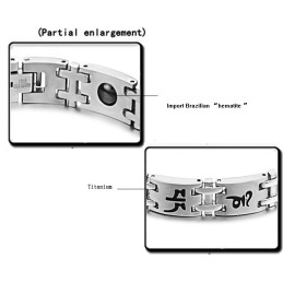 Bracelet En Titane Lodestone Pour Homme, De Qualité Stable
