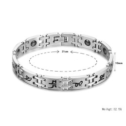 Bracelet En Titane Lodestone Pour Homme, De Qualité Stable