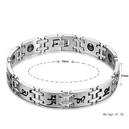 Bracelet En Titane Lodestone Pour Homme, De Qualité Stable