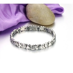 Bracelet En Titane Pour Femme De Qualité Supérieure Avec Strass