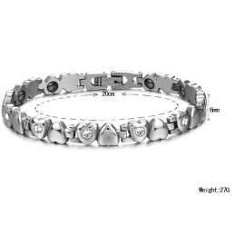 Bracelet En Titane Pour Femme De Qualité Supérieure Avec Strass