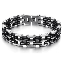 Bracelet En Silicone Titane Pour Homme, Qualité Et Quantité Garanties