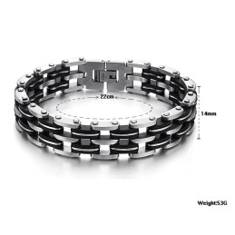 Bracelet En Silicone Titane Pour Homme, Qualité Et Quantité Garanties