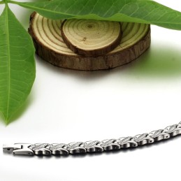 Bracelet En Titane Lodestone De Renommée Mondiale Pour La Santé