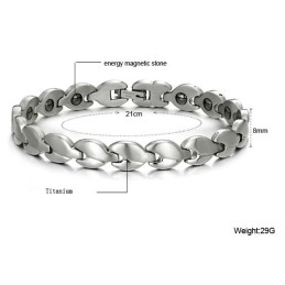 Bracelet Antifatigue En Titane À Larges Variétés