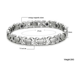Bracelet Antifatigue En Titane Pour Femme De Haute Qualité