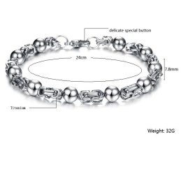 Bracelet En Titane Pour Homme Facile À Utiliser