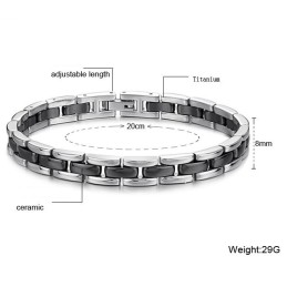 Bracelet En Céramique Et Titane À Grande Variété