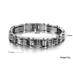 Bracelet Classique En Titane Pour Homme De Haute Qualité