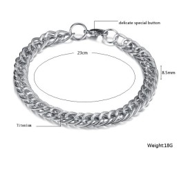 Bracelet En Titane Pour Homme De Haute Qualité