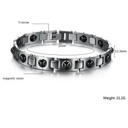 Le Bracelet En Titane Lodestone, La Reine De La Santé De Qualité