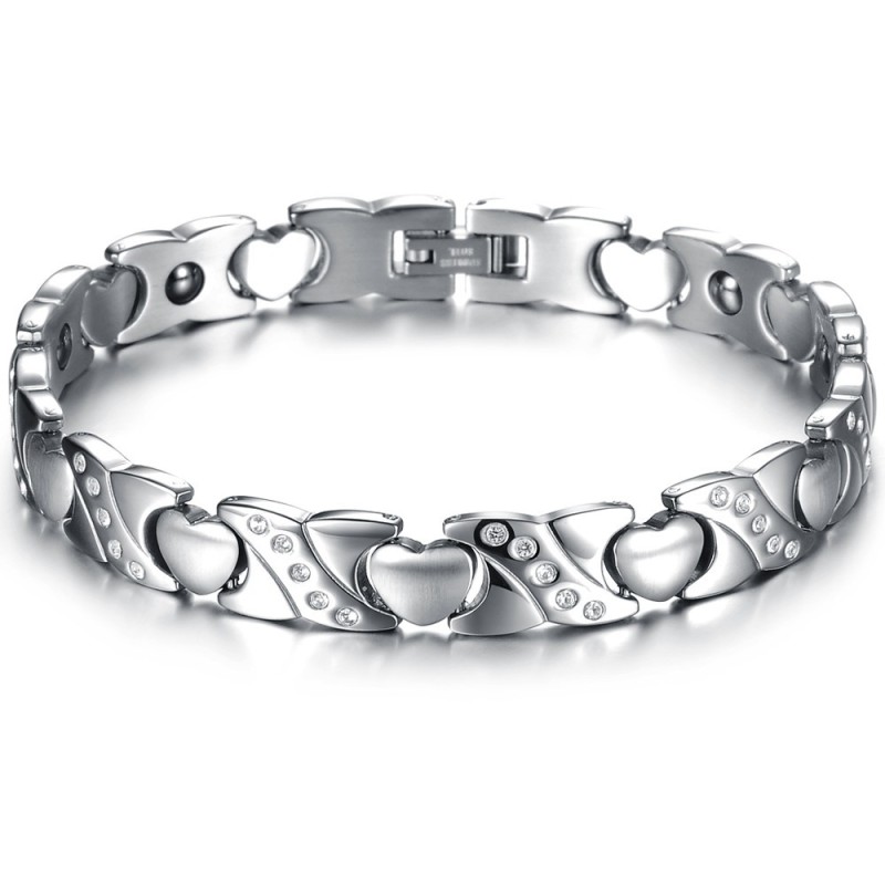 Bracelet En Titane Avec Diamants, Qualité Et Quantité Garanties Bracelet En Titane Avec Diamants, Qualité Et Quantité Garanties