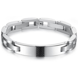 Le Bracelet En Titane Et Fibre De Carbone Noir Pour Homme, La Reine De La Qualité