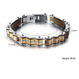Bracelet En Titane Pour Homme De Qualité Stable