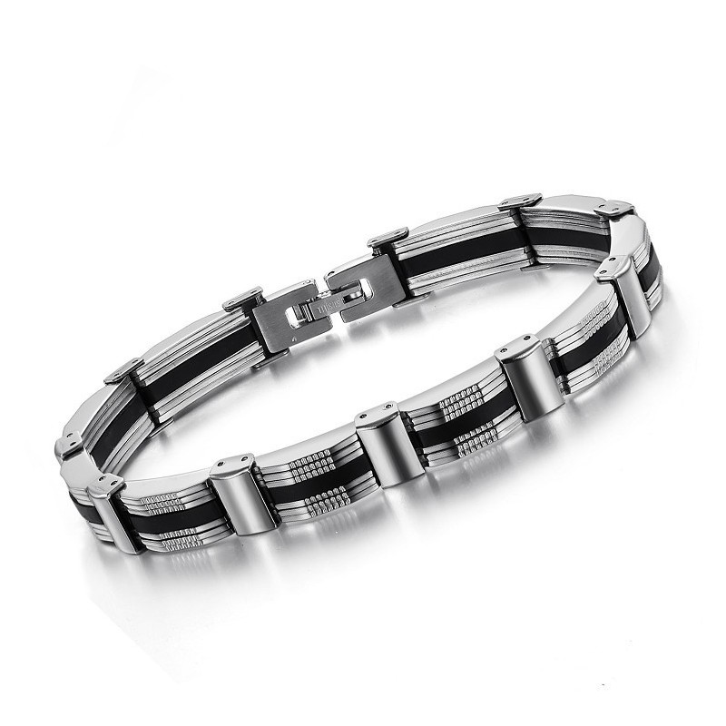 Bracelet En Titane Pour Homme Avec Une Longue Histoire