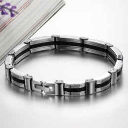 Bracelet En Titane Pour Homme Avec Une Longue Histoire