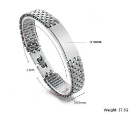 Bracelet En Titane Pour Homme De Qualité Stable