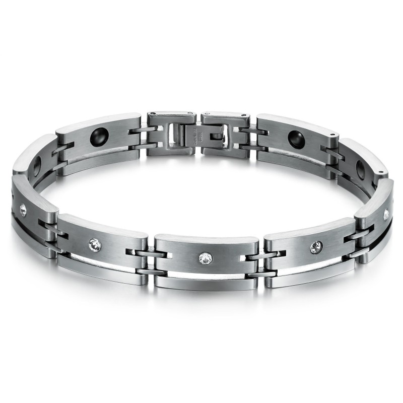 Bracelet En Titane Lodestone Pour Homme De Haute Qualité Bracelet En Titane Lodestone Pour Homme De Haute Qualité