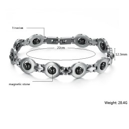 Bracelet Antifatigue En Titane Pour Homme, Grande Variété