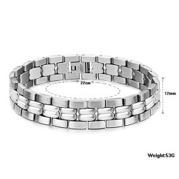 Bracelet En Titane Concis Pour Homme, Qualité Et Quantité Garanties