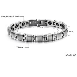 Bracelet En Titane Lodestone Complet Avec Spécifications