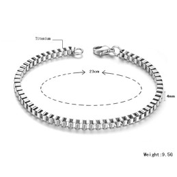 Bien Connu Pour Son Bracelet En Titane Pour Homme De Haute Qualité