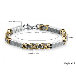 Bracelet En Titane Pour Homme De Renommée Mondiale