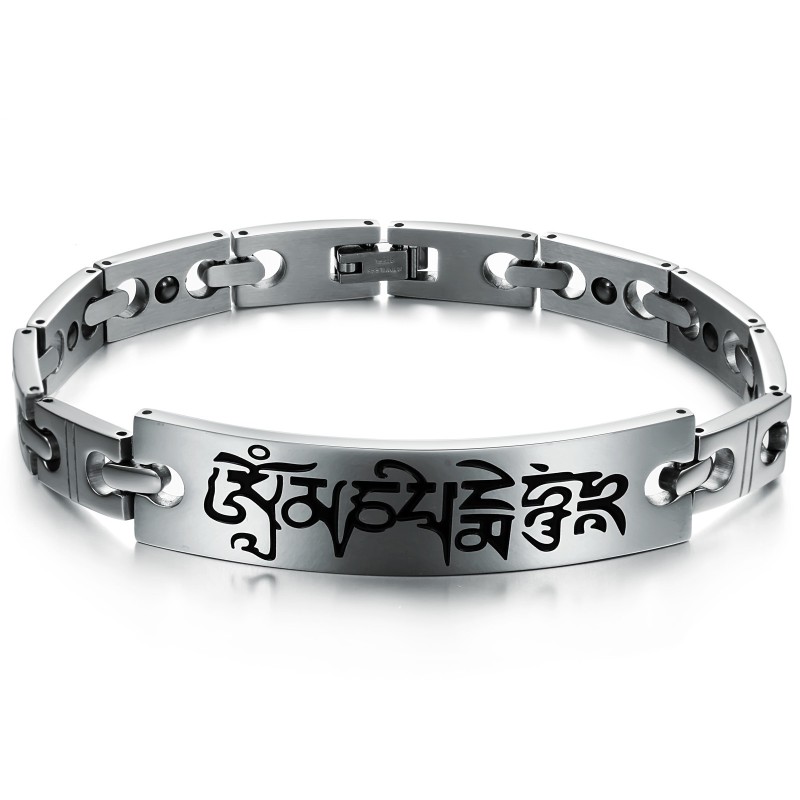 Le Bracelet En Titane Lodestone, La Reine De La Santé Masculine De Qualité Le Bracelet En Titane Lodestone, La Reine De La Santé Masculine De Qualité