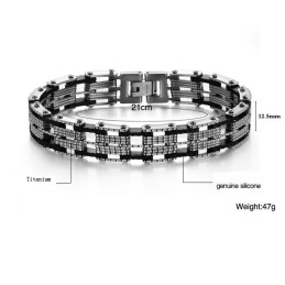 Bracelet En Titane Pour Homme De Haute Qualité