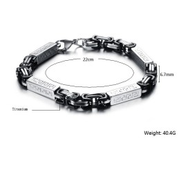 Bien Connu Pour Son Bracelet En Titane Pour Homme De Haute Qualité