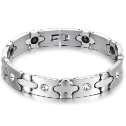 Bracelet De Santé En Titane De Qualité Supérieure Avec Diamant
