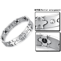 Bracelet De Santé En Titane De Qualité Supérieure Avec Diamant