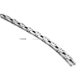 Bracelet En Titane Avec Croix Pour Homme De Haute Qualité