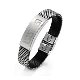 Bracelet Jonc Great Wall En Titane Pour Homme, Durable Et Résistant