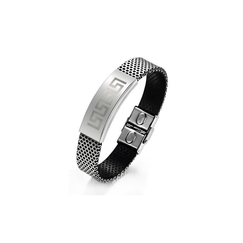 Bracelet Jonc Great Wall En Titane Pour Homme, Durable Et Résistant Bracelet Jonc Great Wall En Titane Pour Homme, Durable Et Résistant