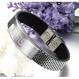 Bracelet Jonc Great Wall En Titane Pour Homme, Durable Et Résistant