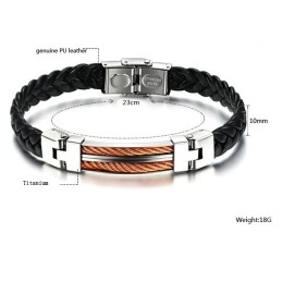 Le Bracelet Jonc En Titane Pour Homme De Qualité