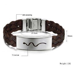 Bracelet Jonc En Titane Pour Homme, Performance Fiable