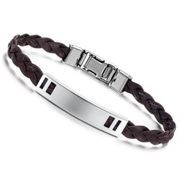Bracelet En Cuir Titane Pour Femme Facile À Utiliser