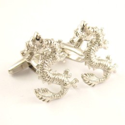 Boutons De Manchette Dragon En Titane Tendance
