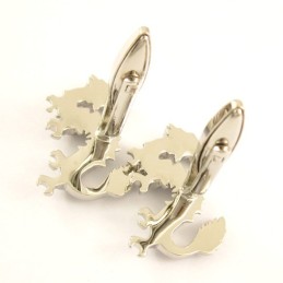 Boutons De Manchette Dragon En Titane Tendance