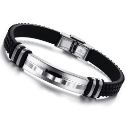 Bracelet En Silicone Titane Concis D'Excellente Qualité